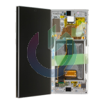 SM-N975 - N976 NOTE 10 PLUS AURA WHITE LCD DISPLAY CON FRAME SAMSUNG SERVICE PACK ORIGINALE