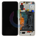 LCD DISPLAY HUAWEI SERVICE PACK Y5P 2020 NERO BLACK CON FRAME E BATTERIA