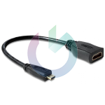 CAVO ADATTATORE HDMI DELOCK HDMI TIPO A (STANDARD) HDMI TIPO D (MICRO) NERO