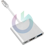 CAVO ADATTATORE USB-C TO USB-A VIDEO MACLEAN BIANCO