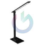 LAMPADA OMEGA LED 6W DA SCRIVANIA CON BASE IN VETRO NERO