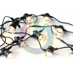 LAMPADE OMEGA FILO 5 METRI LUCE PER ESTERNO CON 10 LED TRASPARENTI LUCE BIANCA CALDA