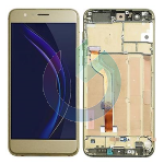LCD DISPLAY HUAWEI COMPATIBILE HONOR 8 GOLD CON FRAME  NO LOGO - FRD-L09 - FRD-L19