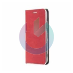 CUSTODIA COVER A LIBRO FORCELL KABURA LUNA BOOK PER IPHONE X - XS ROSSO