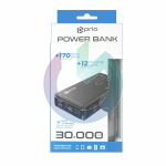 POWERBANK PRIO 30000 MAH NERO BLACK  22.5W SCP / 18W PD QC3.0 