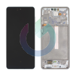 SM-A736 - A73 5G BIANCO LCD DISPLAY CON FRAME SAMSUNG SERVICE PACK ORIGINALE