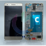LCD DISPLAY HUAWEI COMPATIBILE HONOR 7 GOLD CON FRAME NO LOGO PLK-L01