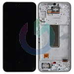 SM-A346 - A34 5G SILVER LCD DISPLAY CON FRAME SAMSUNG SERVICE PACK ORIGINALE
