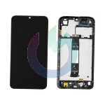 LCD DISPLAY XIAOMI PARI ORIGINALE SERVICE REDMI A2 - A2 PLUS 4G 2023 NERO CON FRAME