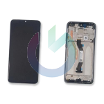 LCD DISPLAY XIAOMI PARI ORIGINALE SERVICE REDMI NOTE 8 PRO 2019 NERO CON FRAME