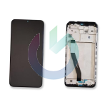 LCD DISPLAY XIAOMI PARI ORIGINALE SERVICE REDMI 9 2020 NERO CON FRAME