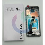 SM-G980 - G981 - S20 4G - S20 5G NERO LCD DISPLAY SAMSUNG PARI ORIGINALE SERVICE OLED CON FRAME