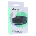 CAVO ALKAYA SPEED FLEX INTRECCIATO MAGNETICO TYPE-C TYPE-C 65W 1MT NERO 