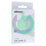 CAVO ALKAYA SPEED FLEX INTRECCIATO TYPE-C - USB-A 15W 1MT BIANCO